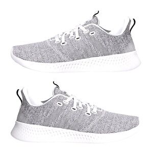 adidas Women's Puremotion Running Shoe, White/Black, 8.5